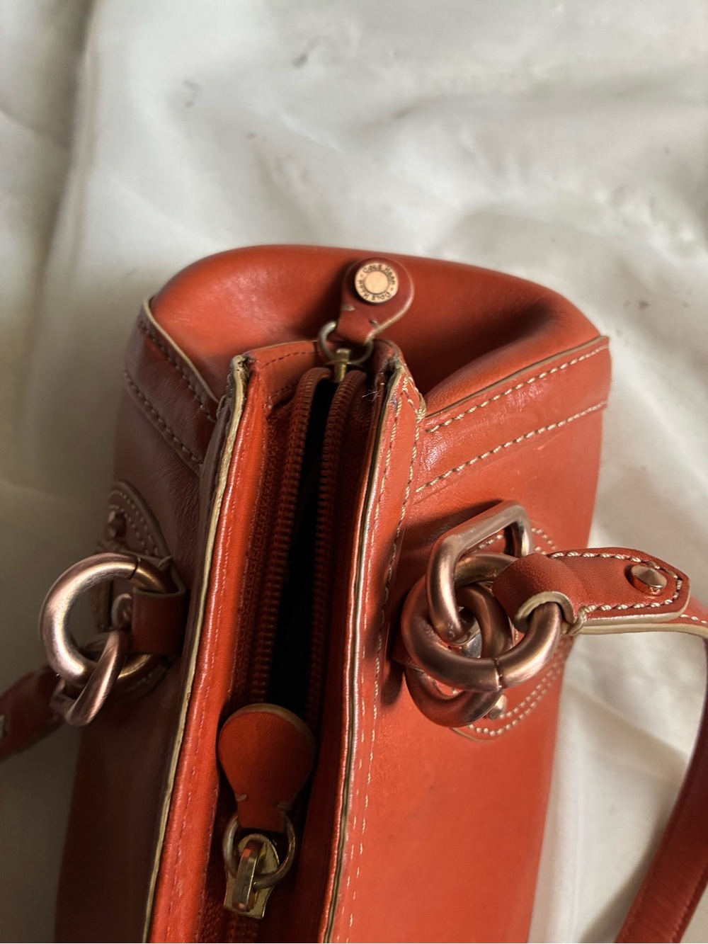 Cole Haan Leather Mini Shoulder Satchel - Picture 5 of 11